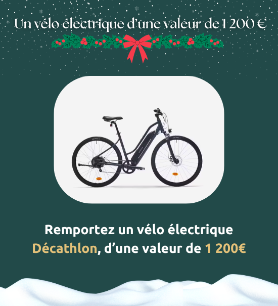 Le Calendrier de l'Avent touche à sa fin sur STAS Fidélité ! 

Pour cette dernière case à ouvrir, tentez de remporter le gros lot, un superbe vélo électrique d'une valeur de plus de 1 200€ de chez Décathlon Villars 🚲

Participez sur stas-fidelite.fr pour 500 points 🍀