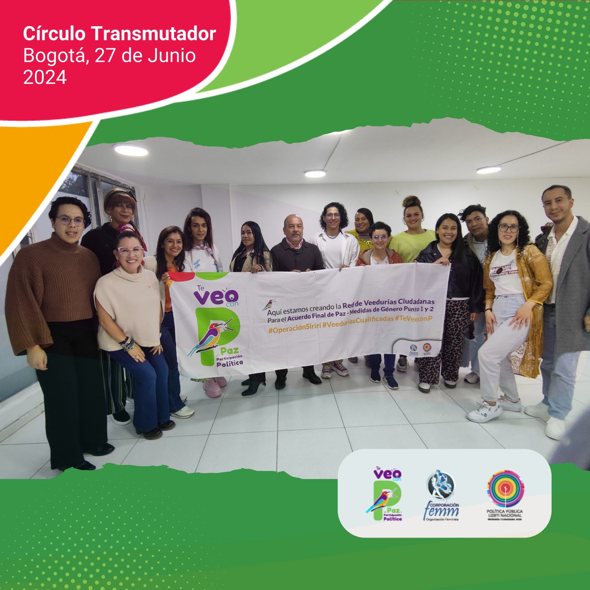 redteveoconp's tweet photo. 🤝 Círculo Transmutador Interdepartamental de la Red Te Veo con P de Paz y de Participación Política en la Casa LGBTI Sebastián Romero.

Las gobernanzas de Meta, Norte de Santander y Caquetá aprobaron los estatutos, escoger la gobernanza  y firmaron el acta de constitución 📃🖊️. https://t.co/PS9997PQgI