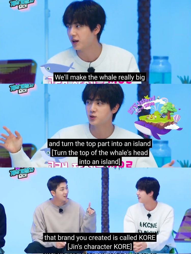 Did you know that In The Seom logo was Seokjin’s idea? 😌