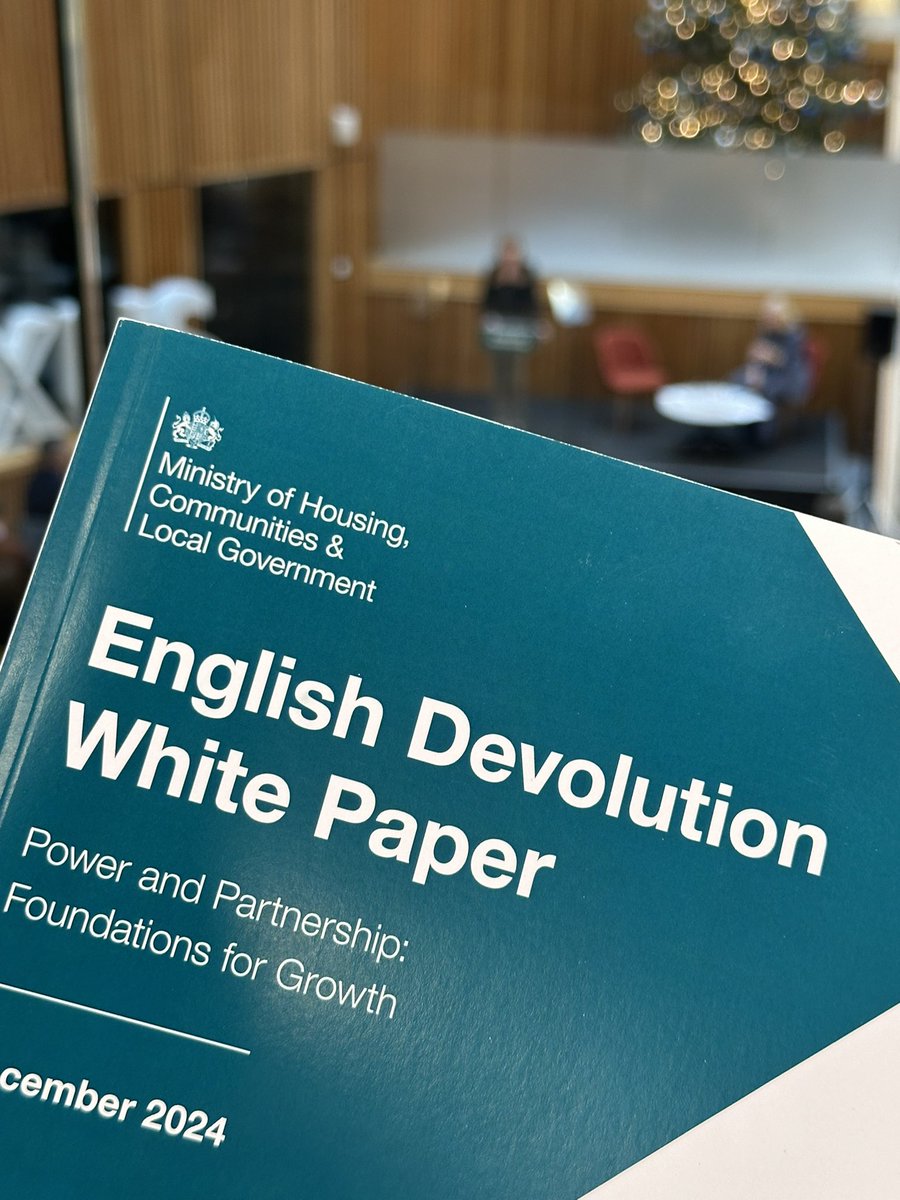 SharAugust's tweet image. A monumental amount of work, but so pleased we launched the English Devolution White Paper today!
Now to get the bill through parliament!