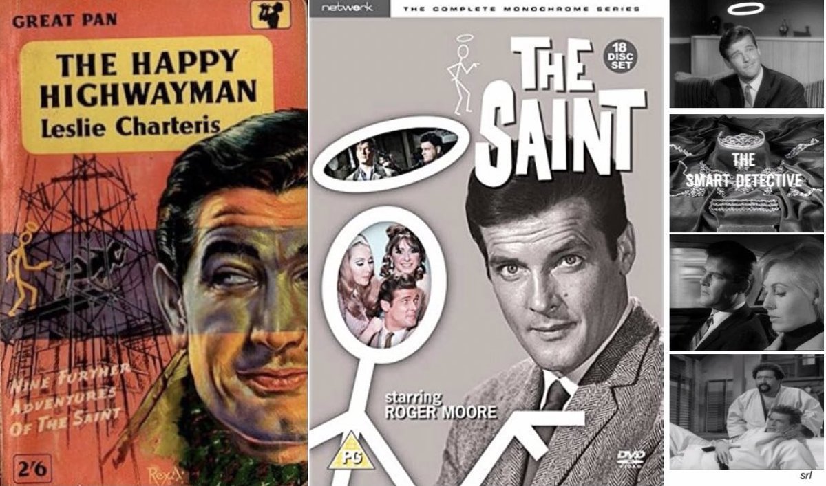 SaveRedlandLibr's tweet photo. 3pm TODAY on @TalkingPicsTV
From 1965, s4 Ep 4 of #TheSaint “The Smart Detective” directed by #JohnLlewellynMoxey & written by #MichaelCramoy
Based on a 1936 #LeslieCharteris short story📖
🌟#RogerMoore #BrianWorth #AnneLawson #FabiaDrake #IvorDean #MartinMiller #RegLye https://t.co/EqJMMKN9Ng