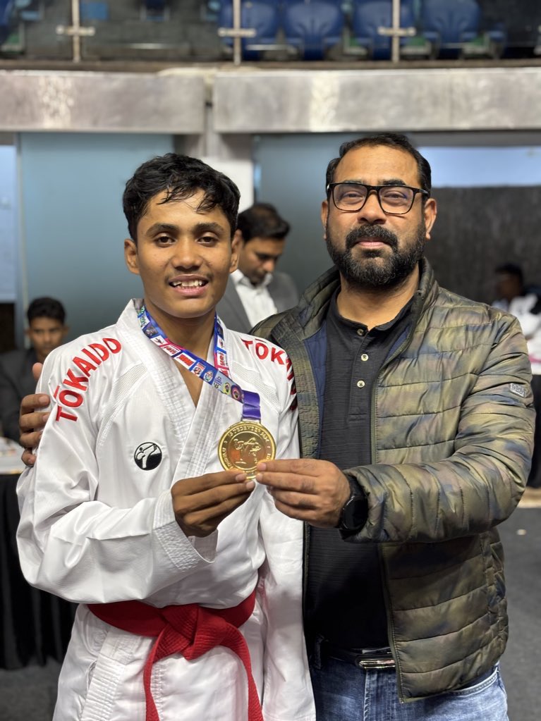 "GOLDEN MOMENTS! Won 2 gold medals at the North Zone &amp; Inter-Zonal Karate Championship! Huge thanks to M3M Foundation for supporting me as an M3M Lakshya Scholar thanks for believing me #KarateChampion #GoldMedal #M3MFoundation" #KarateInspiration #GoldMedal
<a href="/M3MFoundation/">M3M Foundation</a>