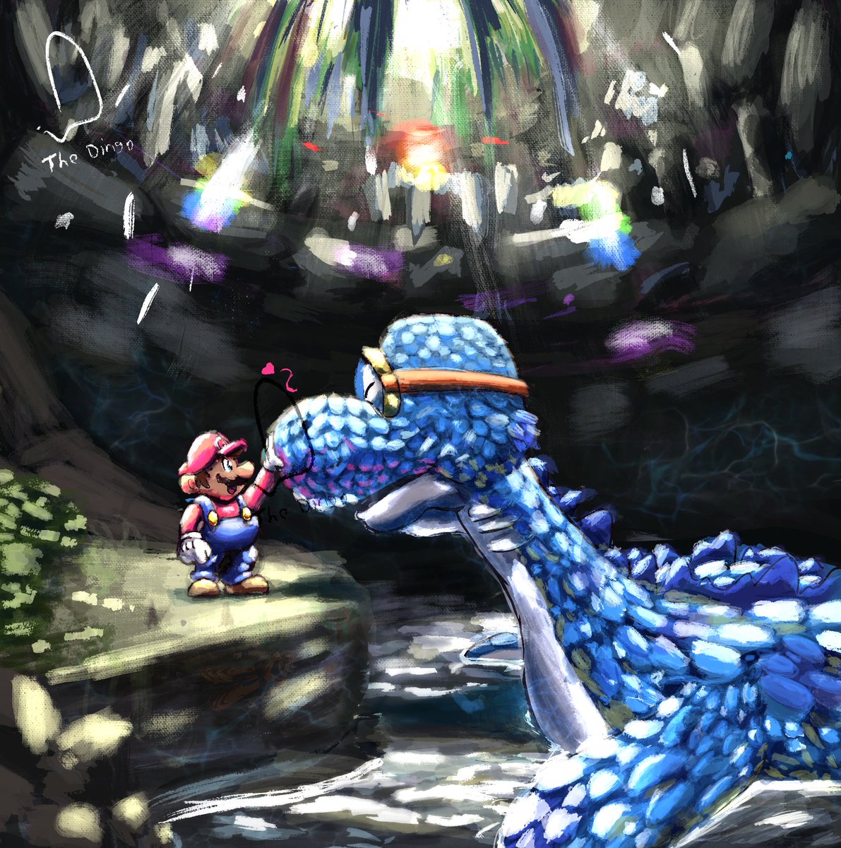 Korbyxd's tweet photo. Swimming Beast in the Cavern.🦕🩵
♻️'s appreciated!! https://t.co/dEEZotJ6dI