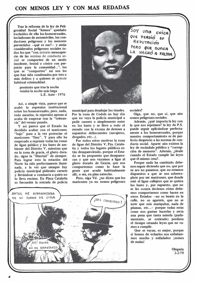 jotaemi's tweet photo. La gent del @CatorzeCat em va enviar unes quantes preguntes sobre el llibre en què hem recuperat tots els números de 'La Pluma' i la història de la #CCAG, i aquí trobareu alguns apunts sobre els conflictes sobre l'assimilació al moviment gai dels 70 https://t.co/kYyDkEhR0f https://t.co/kyPNxbVbYH