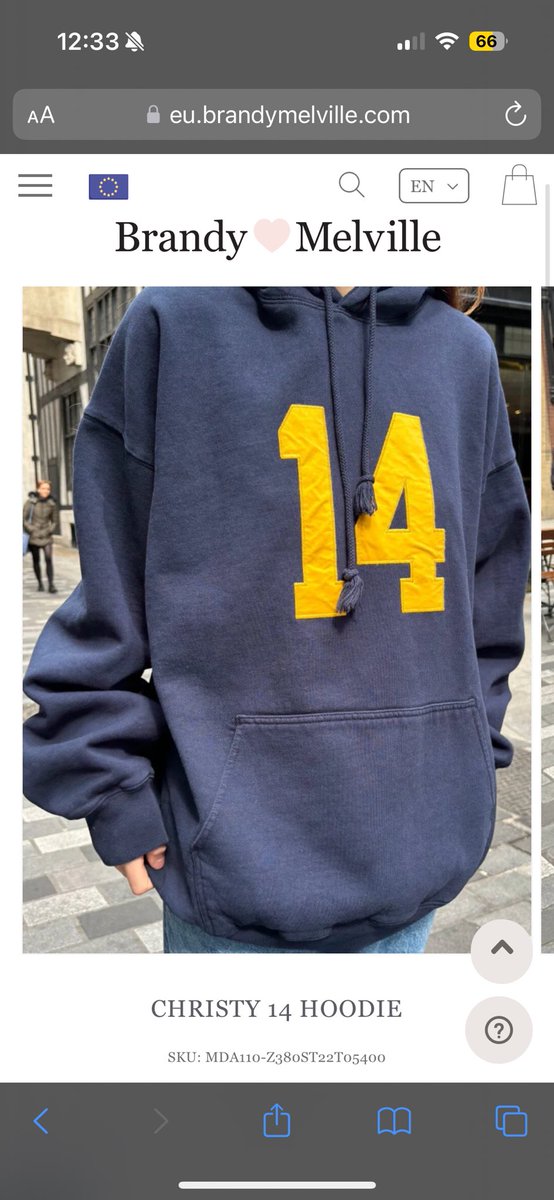 does anyone know where i can get this brandy hoodie bc it’s not available on the us site and i don’t wanna pay for shipping from europe
