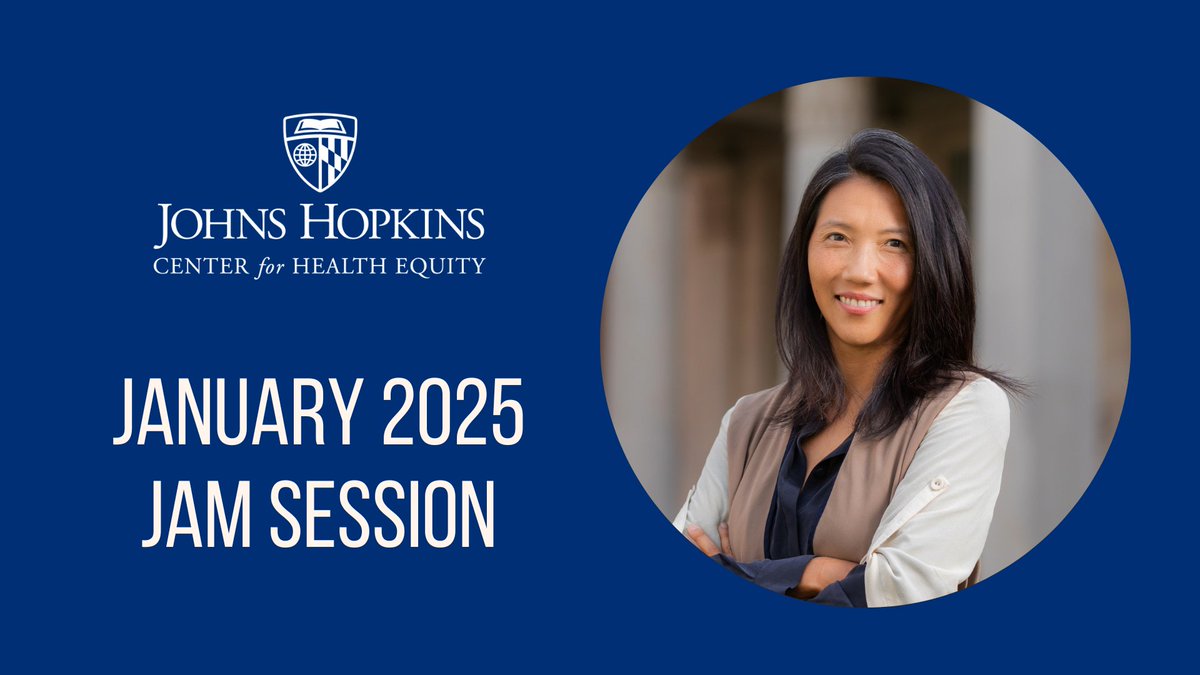 Join CHE for the January Jam Session to hear from Emily Wang, MD, MAS as she shares her talk, "#CommunityBasedParticipatoryResearch for Mitigating Harms of #MassIncarceration."

📆 Wed., Jan. 15, 2024
🕒 3:00 - 4:30 PM
📍 Virtual
Registration required 🔗 loom.ly/LqITRWs
