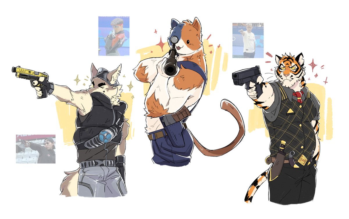 silly reference to the olympics shooting competition

thx for appreciating it !