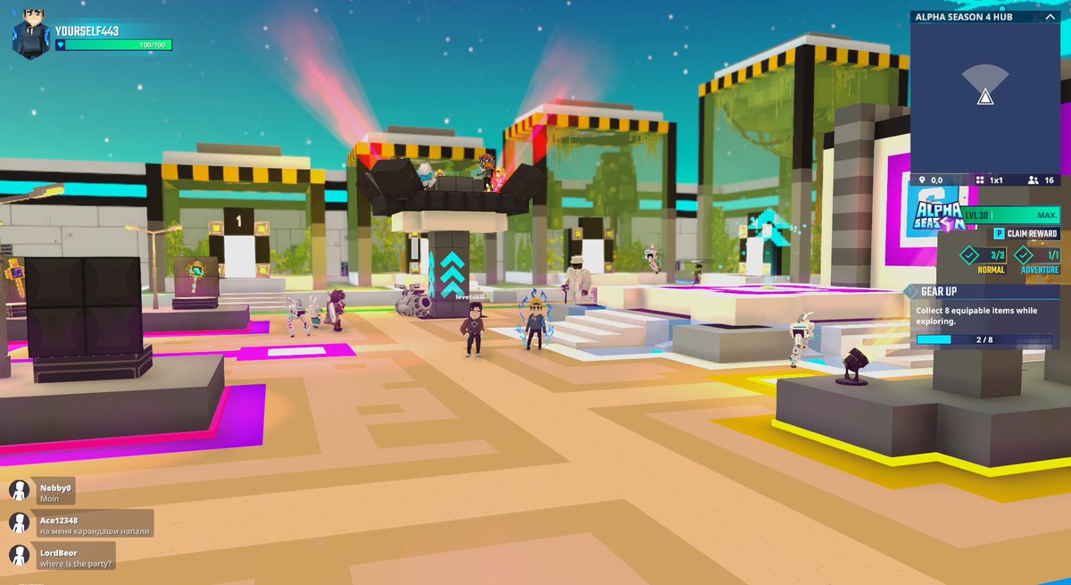 🥳🎊 Partying it up at the Alpha Season 4 bash in <a href="/TheSandboxGame/">The Sandbox</a> Hub! The metaverse knows how to throw a party! register-landings.sandbox.game/alphaseason4-s… #TheSandbox #AlphaSeason4 #AS4SocialChallenge
