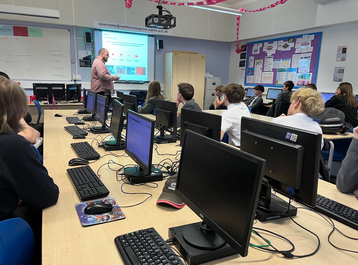 @NBHSCareers (@careersnorthbr1) on Twitter photo Thank you to Adam Darlow <a href="/MBDA_UK/">MBDA UK</a> for his fantastic IT workshop with our students today. A fascinating insight into Career pathways linked to coding, alongside a challenging real-world task to get students applying their skills. <a href="/ShiresMAT/">Shires Multi Academy Trust</a> <a href="/NBHSCompBusDept/">NBHS Business & Computing Department</a> <a href="/NorthBromsgrove/">North Bromsgrove High School and Sixth Form 🌈</a> Thank you to Adam Darlow <a href="/MBDA_UK/">MBDA UK</a> for his fantastic IT workshop with our students today. A fascinating insight into Career pathways linked to coding, alongside a challenging real-world task to get students applying their skills. <a href="/ShiresMAT/">Shires Multi Academy Trust</a> <a href="/NBHSCompBusDept/">NBHS Business & Computing Department</a> <a href="/NorthBromsgrove/">North Bromsgrove High School and Sixth Form 🌈</a>