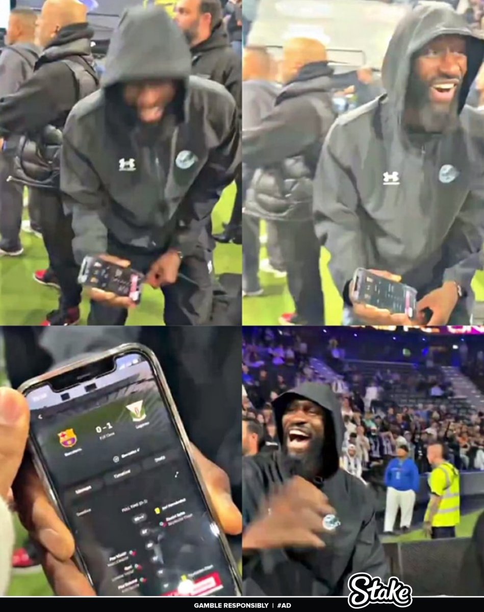 Rüdiger is one of us. 😂🤍