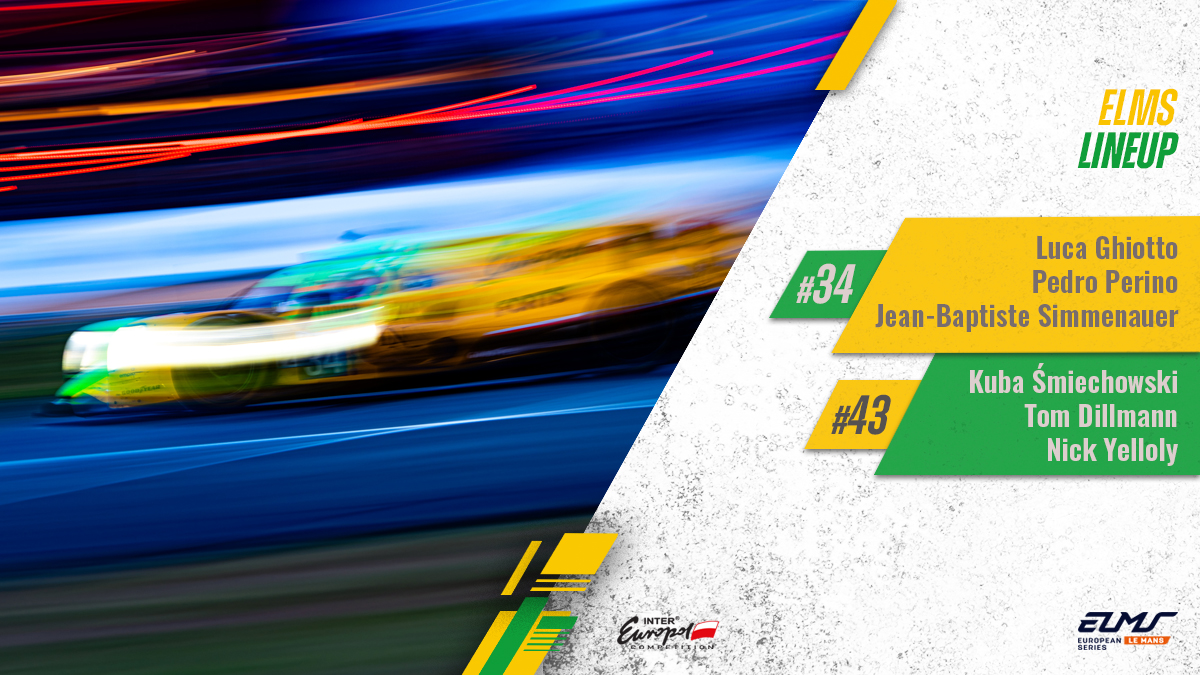 We’ve showed great🏆performance in the European Le Mans Series this year and we believe it can go one step further than being championship contenders this coming season💪For 2025, we have just one goal, with incredibly strong driver lineups🚀in two LMP2 Oreca entries⤵

🟡#34
🇮🇹