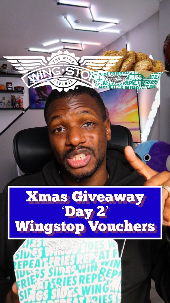 Joey’s Fun House (@joeys_funhouse) on Twitter photo It’s Day 2 of my 10 day Xmas giveaway and I’m giving away 2 £50 vouchers from the wing kings known as <a href="/WingstopUK/">Wingstop UK 🇬🇧</a> so don’t miss out on your chance to win them
instagram.com/reel/DDoe7obIs… It’s Day 2 of my 10 day Xmas giveaway and I’m giving away 2 £50 vouchers from the wing kings known as <a href="/WingstopUK/">Wingstop UK 🇬🇧</a> so don’t miss out on your chance to win them
instagram.com/reel/DDoe7obIs…