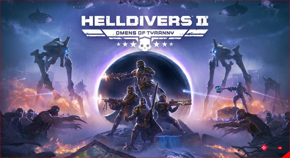 jeuxcanada's tweet photo. #Helldivers 2 : Découvrez la mise à jour « Omens of Tyranny » et le retour des Illuminates !
👉https://t.co/GOKcvpRwP7
#Helldivers2 #OmensofTyranny #newgame #nouveaujeu #gamesnews #gaming #lancementdujeu https://t.co/Y2LtolnVG6