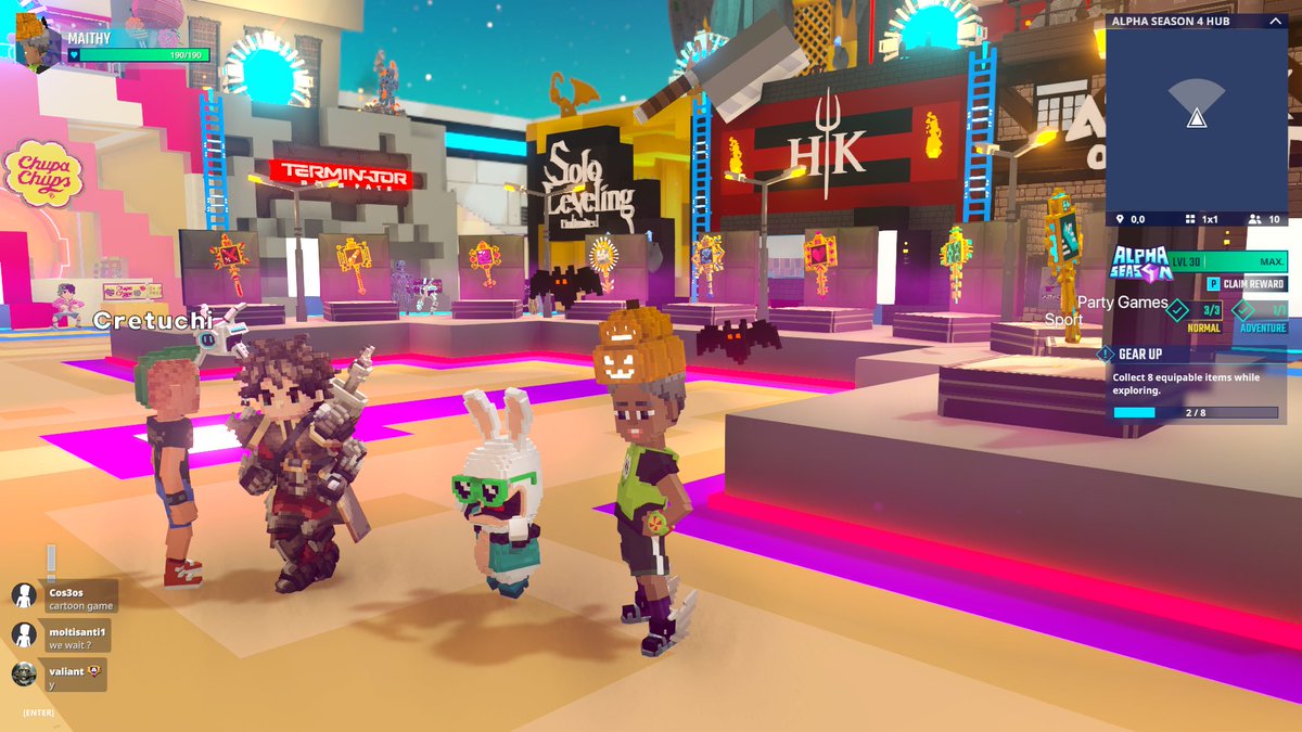 MangVol3's tweet photo. 🥳🎊 Partying it up at the Alpha Season 4 bash in @TheSandboxGame Hub! The metaverse knows how to throw a party! https://t.co/3ShQ0Rn8Ul #TheSandbox #AlphaSeason4 #AS4SocialChallenge https://t.co/UYDtQxaQoF