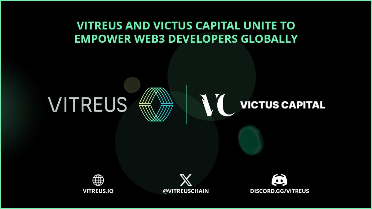 🎯 Breaking Barriers in Web3 Development 🌍

Vitreus + Victus Capital = Game-Changer for dApp Builders!

We're thrilled to announce a transformative partnership with @Victus_Capital to revolutionize decentralized application development and empower Web3 developers worldwide.

🔑