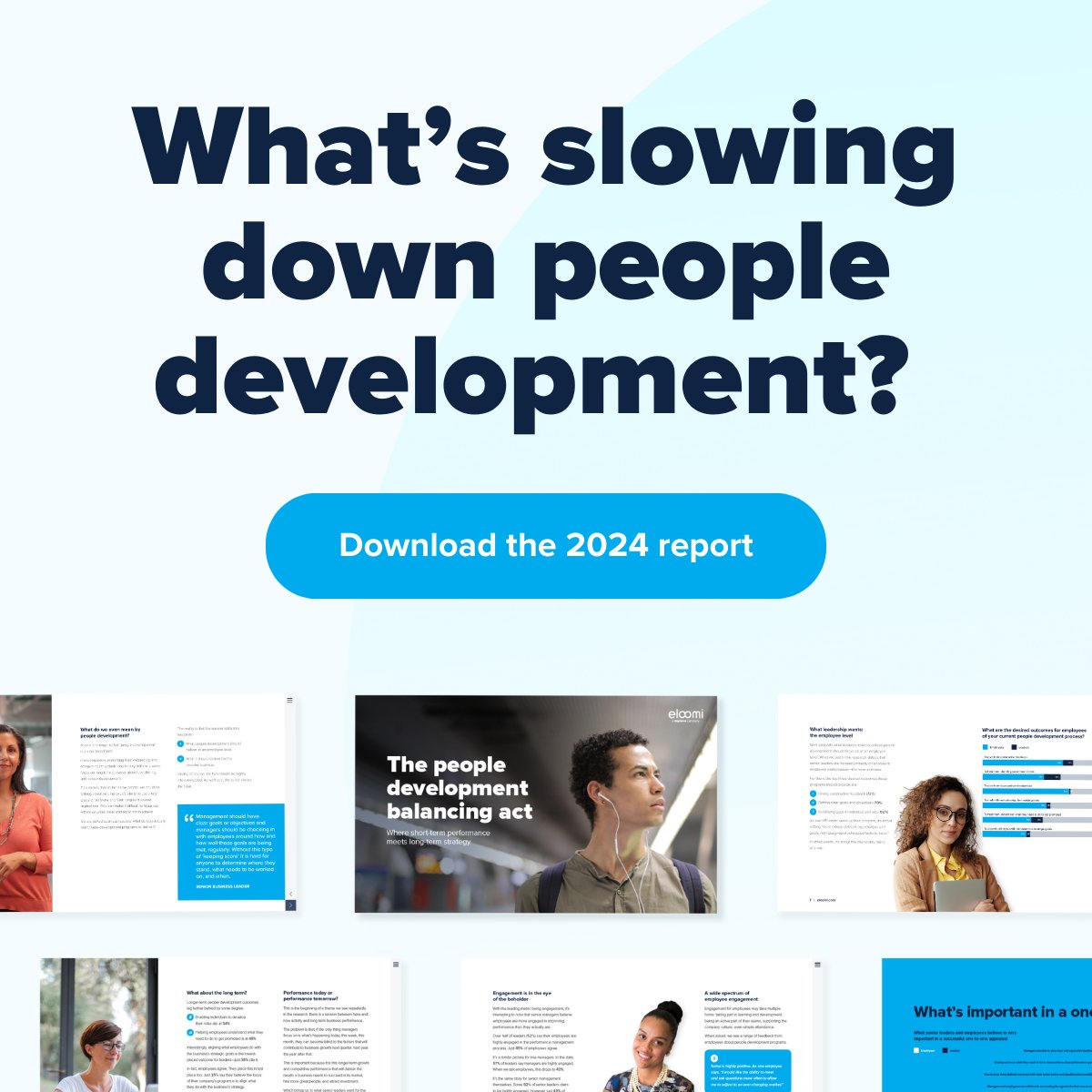 What’s blocking HR on people development? Here are your answers ⬇️

✅ Balancing short-term and long-term goals
✅ Integrating processes and tools 
✅ Leadership buy-in on investment

Learn more about the findings in the people development report: ow.ly/moI550UjUSk