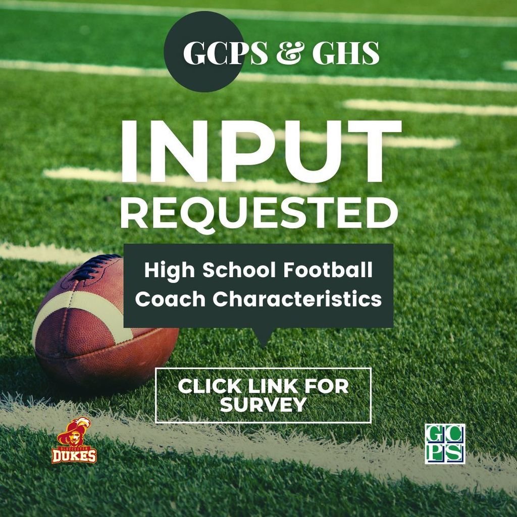 Please help us as we work to hire a Varsity Football Coach for the 2025 season.  We want your input as we identify the coaching characteristics that are essential for this role.  Please complete the survey through the link.