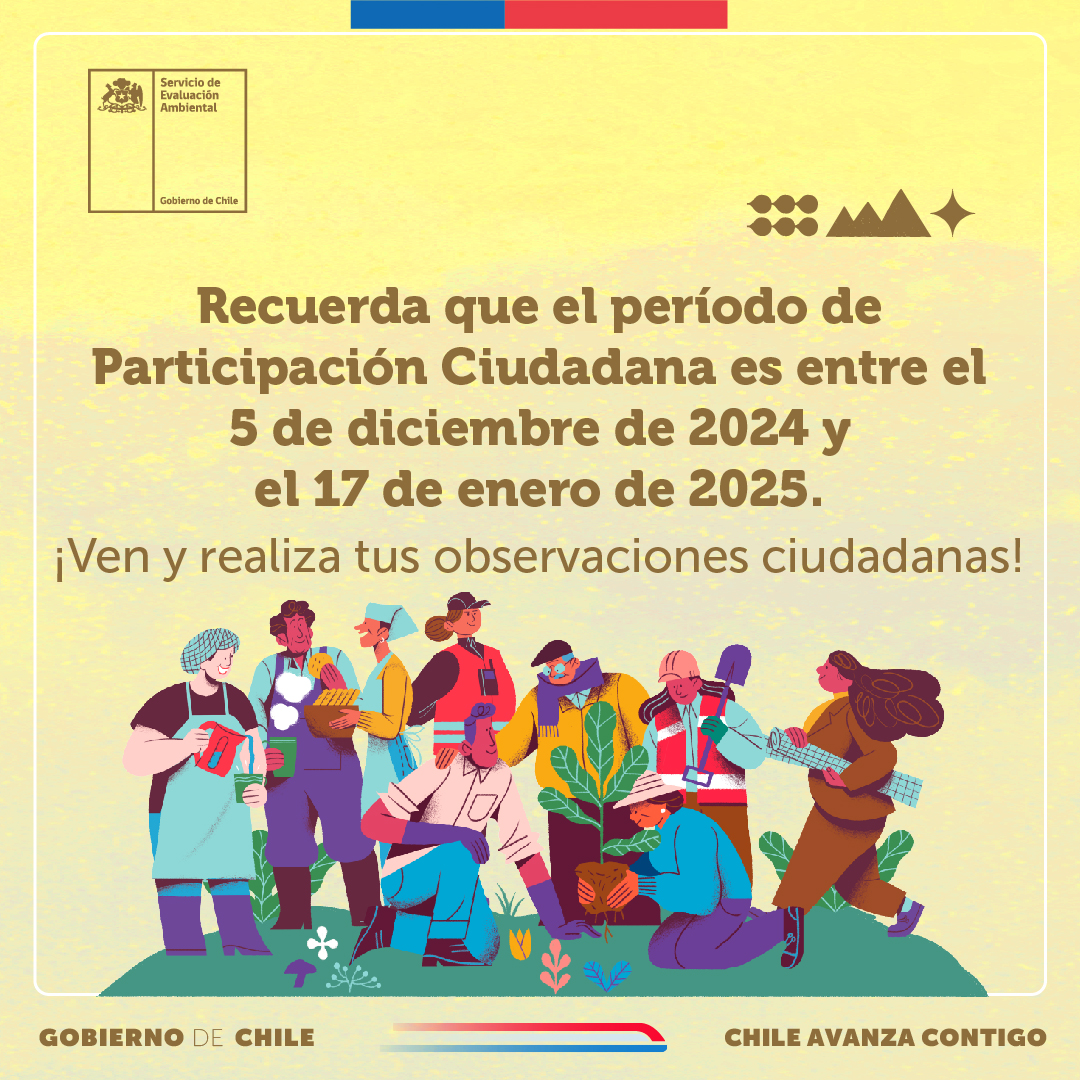 📚 ¡Atención comunidad de Illapel!
 
En el marco del proceso de evaluación del proyecto “Línea de Transmisión Eléctrica HVDC Kimal - Lo Aguirre”, se invita a la ciudadanía a la siguiente actividad informativa y de diálogo.
 
 👉🏻Más información aquí: sea.gob.cl/participacion-…