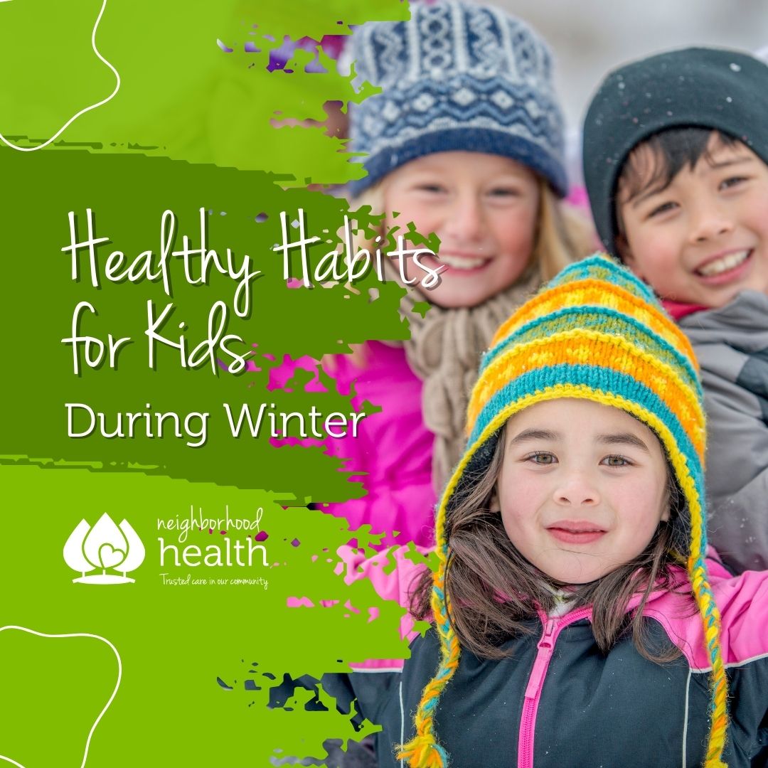 neighborhealth's tweet photo. Parents, winter break is almost here! Keep kids engaged &amp; healthy with these 5 habits:

🍎 Healthy Snacks  
⛄ Outdoor Fun  
🍴 Family Cooking  
📵 Limit Screen Time  
😴 Quality Sleep  

Let’s make it fun &amp; healthy! 💪❄️ 

#NeighborhoodHealth #FamilyWellness #WinterWellness https://t.co/F5Sii9vBfK