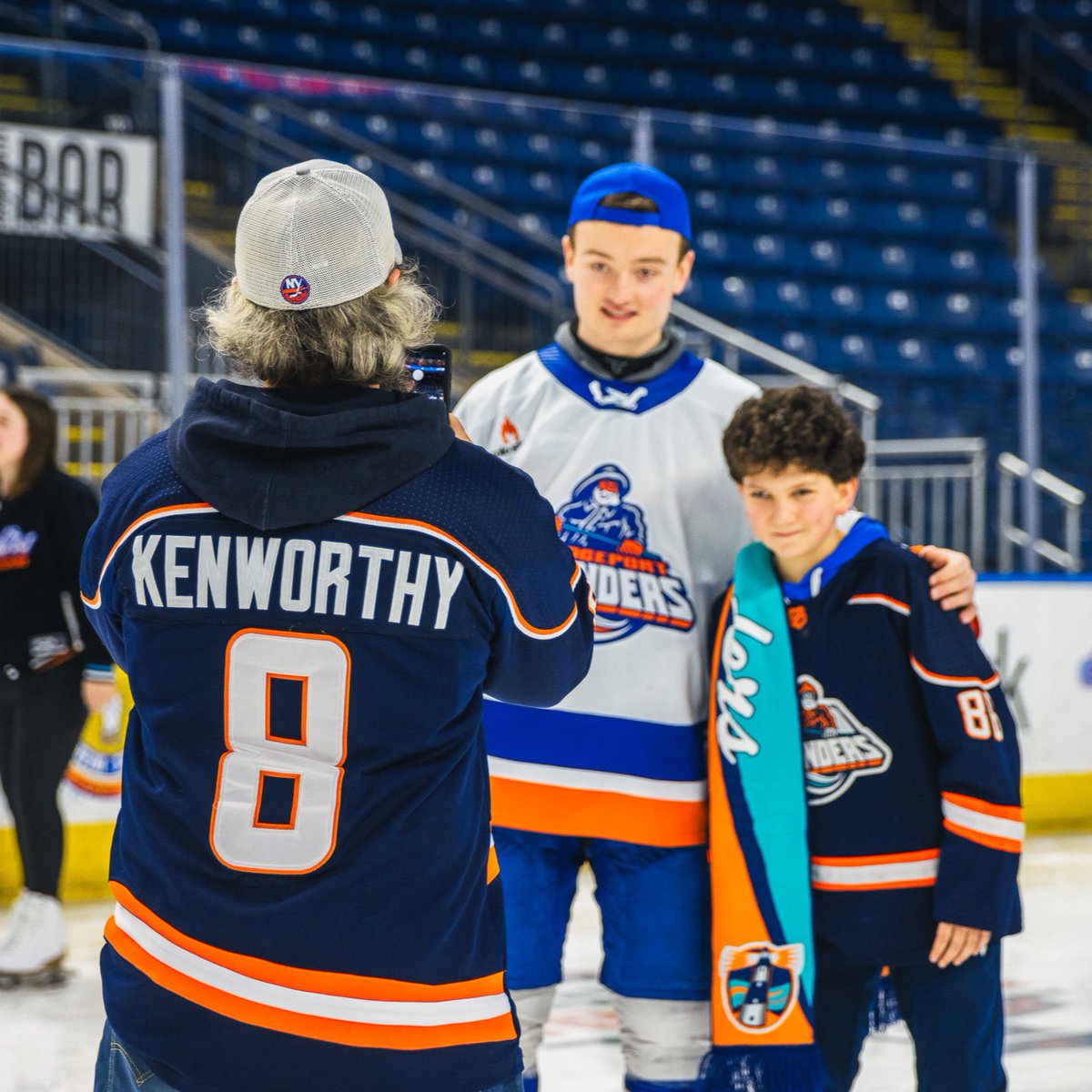 AHLIslanders's tweet photo. As part of our Isles365 program, our members had the exclusive opportunity to skate on the ice with the Bridgeport Islanders following yesterday's game. 

Thank you to all of our members who joined us! 💙🧡 https://t.co/s9RoFol1Gm