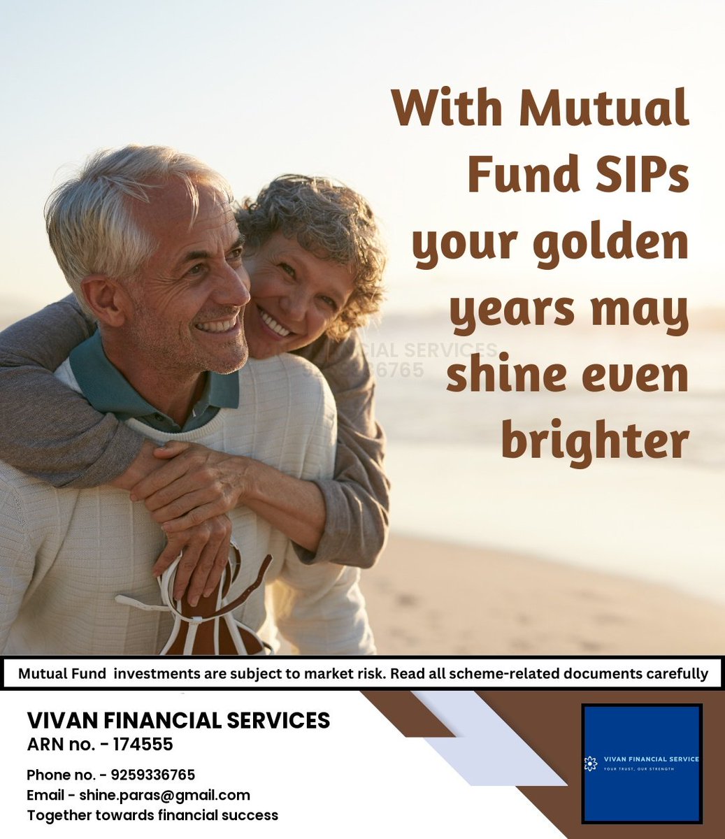 Contact link: investnama.com/profile/shashi…
Enjoy financial freedom after retirement! 🏖️💵 With SIPs in mutual funds, you can create a steady income and live your golden years stress-free. 🌟 #retirementplanning #sip #mutualfunds #goalplanning #wealthcreation #mutualfundsahihai
