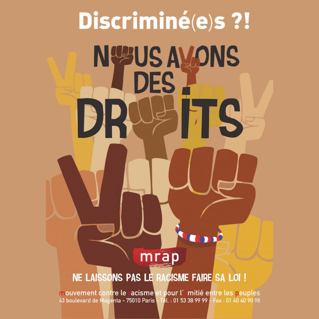 🎄🌟Les fêtes, un moment de partage, pas de discrimination !🌟🎄 Voici 27 motifs de discriminations en France fait le Service Juridique du MRAP National.