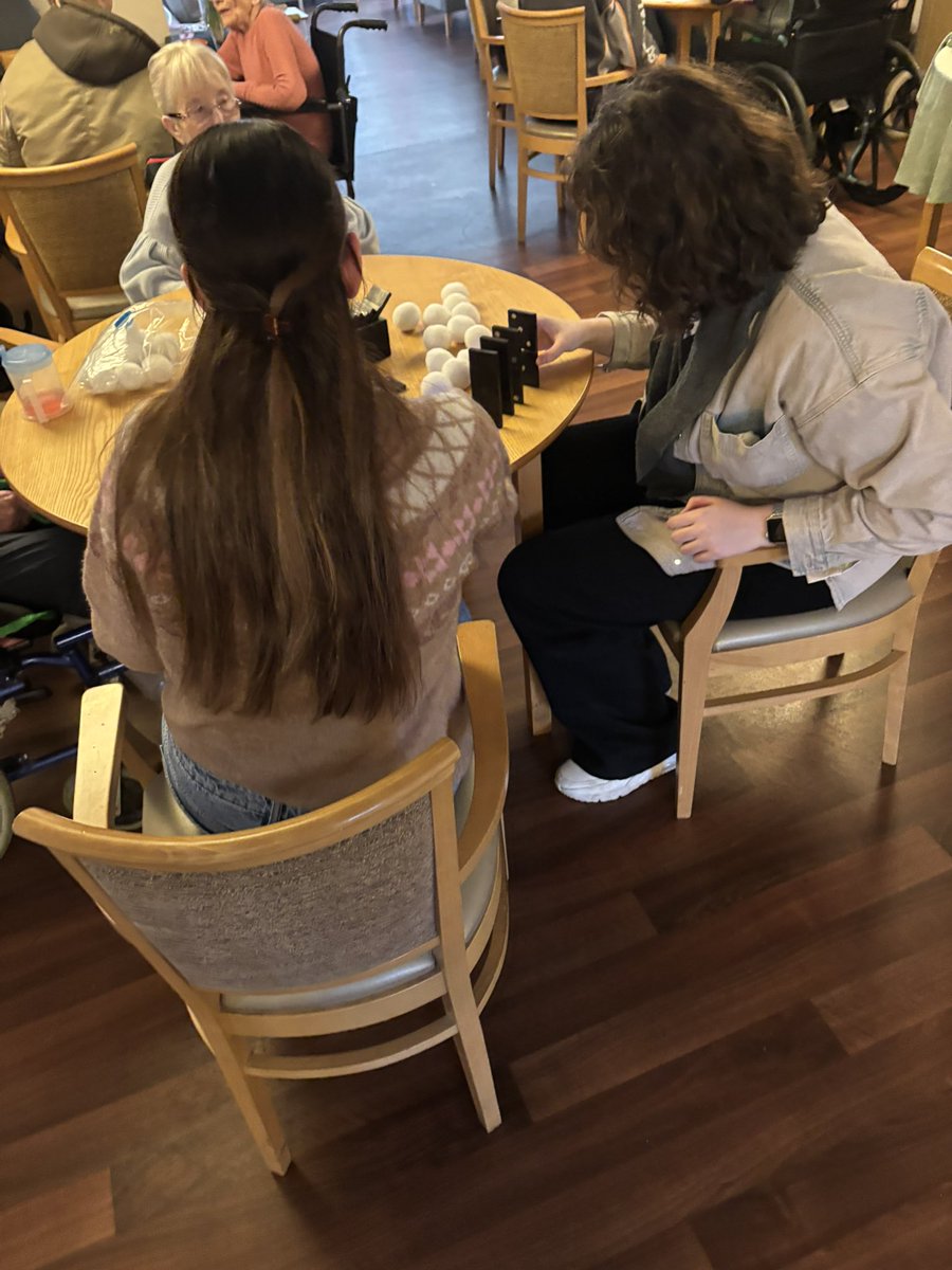 Bedwas6thForm's tweet photo. A lovely visit with the residents of Parklands Care Home in Bedwas https://t.co/mQf6pgN9j0