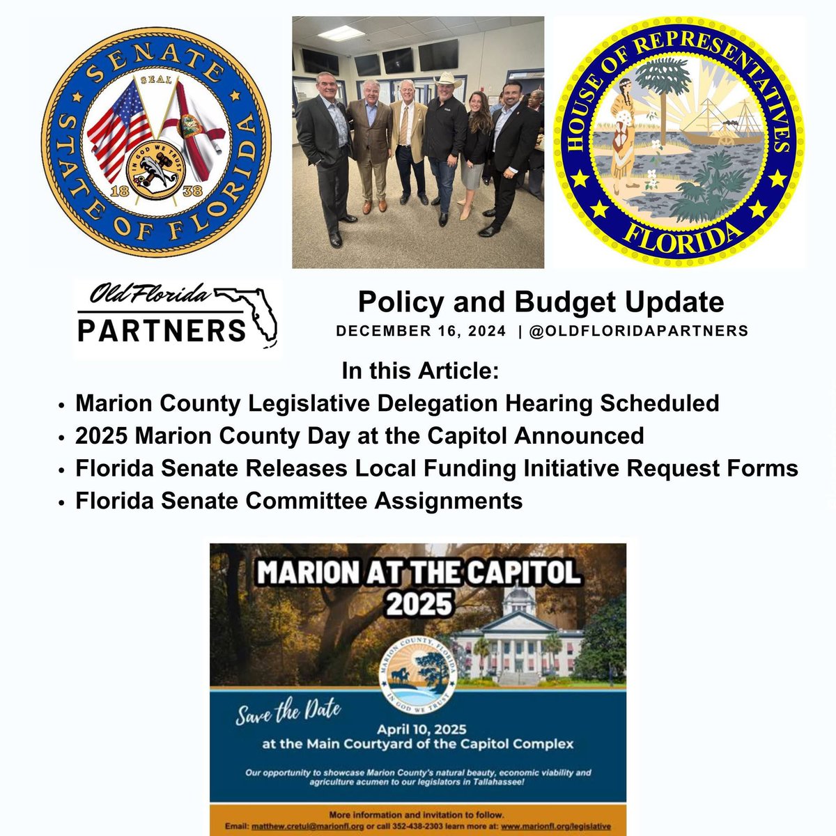 Check out today’s Old Florida Partners Policy and Budget Update: oldfloridapartners.com/legislative-up…