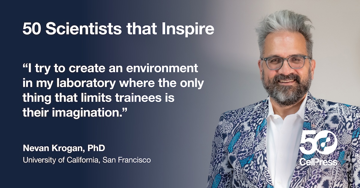 #50ScientistsThatInspire systems biologist Dr. Krogan discusses using new technology to break down barriers in research and encourages up-and-coming scientists to surround themselves with supportive people. #CP50

Read the full interview: 
cell.com/news-do/50-ins…