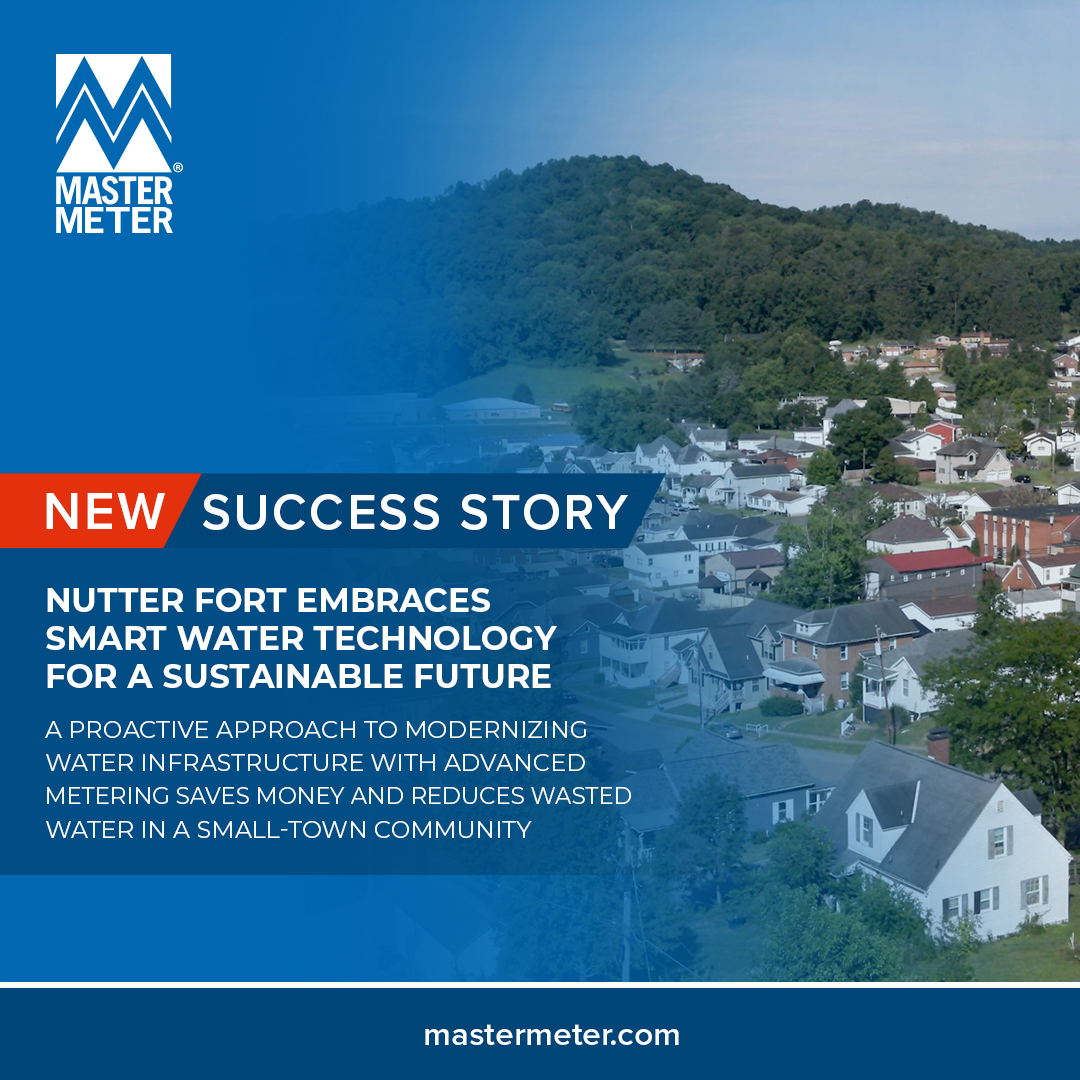 MasterMeterInc's tweet photo. #NutterFort, WV, cut water loss from 30% to under 10%, saving labor hours with real-time data, empowered residents to manage water usage & cut costs โ all with #MasterMeterโs smart tech. A sustainable future starts here! https://t.co/RjOKaq7J97
#SmartWater https://t.co/ViGQwtKkIF