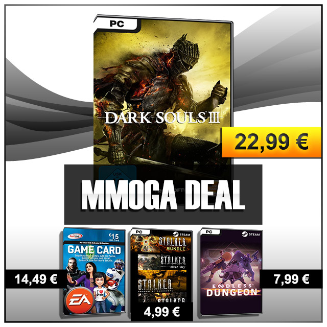 #MMOGADeal - Der dritte Teil einer Kult-Reihe, Guthaben für eine beliebte Gaming-Plattform, das Klassiker-Bundle einer legendären Spiele-Franchise, und endlose Roguelite-Abenteuer! Nur bis Mittwoch, 18. Dezember, 15 Uhr. #StaySafe

#MMOGA Deal-Übersicht: mmo.ga/j4uP