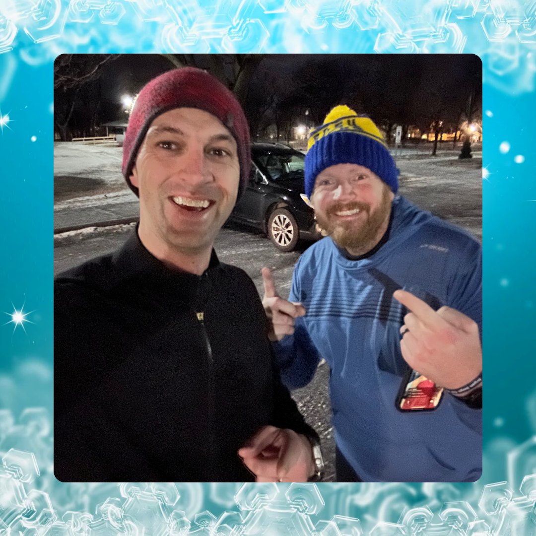Run605's tweet image. John Meyer joined me for an icy 5K this morning, and his story is incredible! From Everest-level hill repeats to inspiring family runs, he embodies pushing for "better."

Learn about his journey + his 2025 plans in today’s blog 👉 l8r.it/2wV2

#12DaysOf5Ks #run605