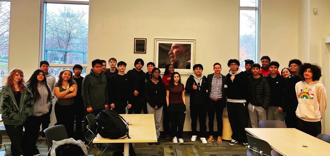 BIG thank you to <a href="/dcunited/">D.C. United</a> and Coach Lesesne for answering our students’ email and stopping by to present to Ms. Naughton’s Sports and Entertainment Marketing Class! #WarriorNation #wakefieldhighschoolarlingtonva