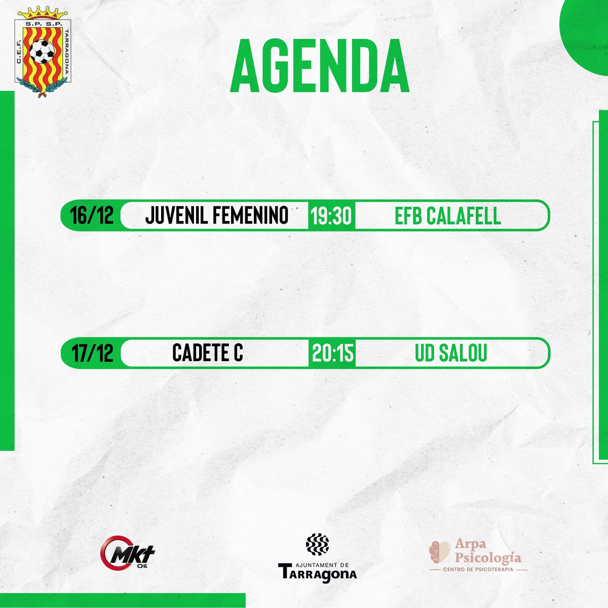 CEF Sant Pere i Sant Pau tweet media