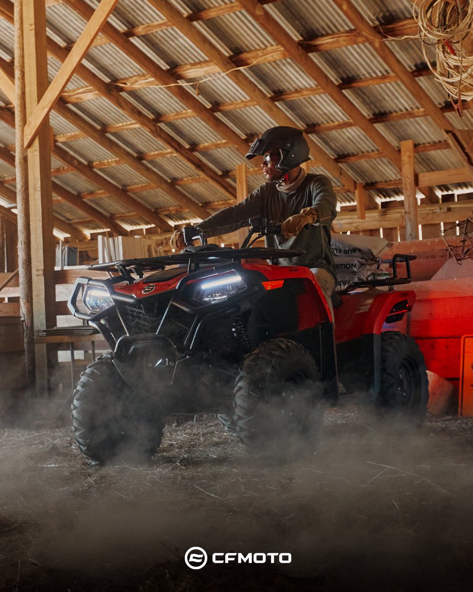 CFMOTO_USA's tweet photo. Back on that Monday morning grind😤💪
#CFMOTOUSA #CFMOTO #CFORCE #CFORCE400 #ATV #MondayMotivation https://t.co/mafqe2YqtY