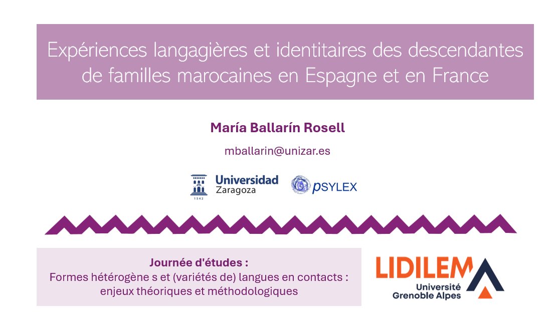 psylex_lab's tweet photo. 🗓️Hoy, en la 🏛️(@UGrenobleAlpes), nuestra #psylexera @M_Ballarin 🗣️participa en el seminario 👉"Formes hétérogènes et (variétés de) langues en contact : enjeux théoriques et méthodologiques" organizado por #LIDILEM.🖼️⬇️ https://t.co/8T2eug39k4