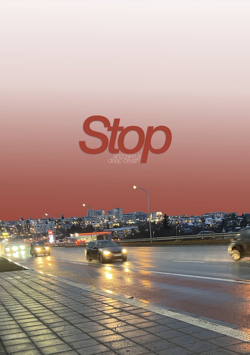 Too often, the daily stress can become too much and the pace too fast. Let's not forget to pause, take a deep breath, and relax.