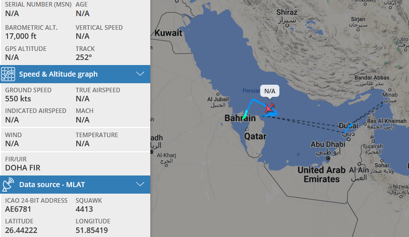 SirListenalot's tweet photo. 1 - #KC135 #AE0669 #HOBO21 out of Mildenhall meets #P8 #AE67B8 #PS169 out of Sigonella for AR.
2 - #P8 #AE6880 #PC162 out of Souda Bay operated in the East Med
3 - #P8 #AE6781 #MN546 operating out of Isa, Bahrain https://t.co/IeE1aZF4pf