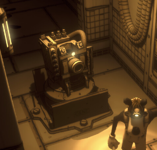 Edver__'s tweet photo. I KNOW IT'S A TERRIBLE COMPARISON AND THAT THERE ARE TURRETS IN OTHER GAMES, BUT STILL #BENDY #BendyLONEWOLF https://t.co/oqDVmt95zB