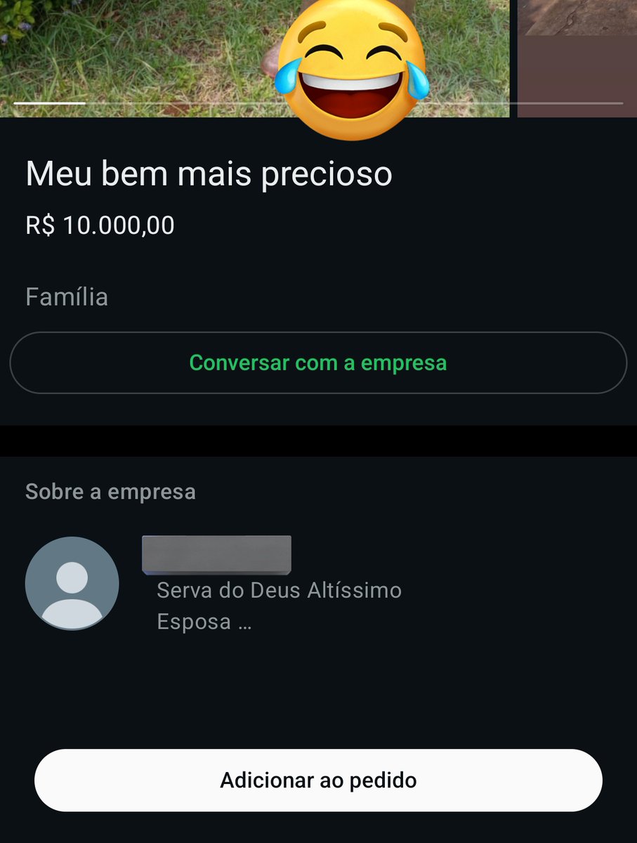 dersox's tweet photo. MDS kakakak a pessoa tem um anúncio da família, no catálogo do whatsapp 🤣🤣🤣 https://t.co/vcFZR538di