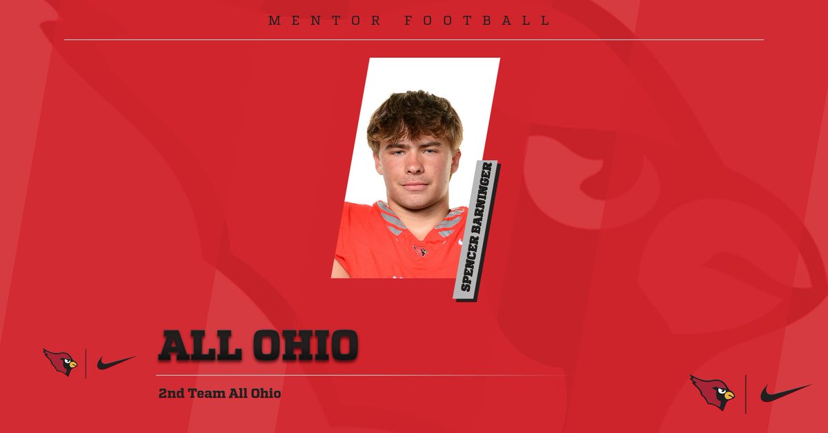 Congratulations to Senior Linebacker, Spencer Barninger, on earning 2nd Team All Ohio!
#onceacard #team100
