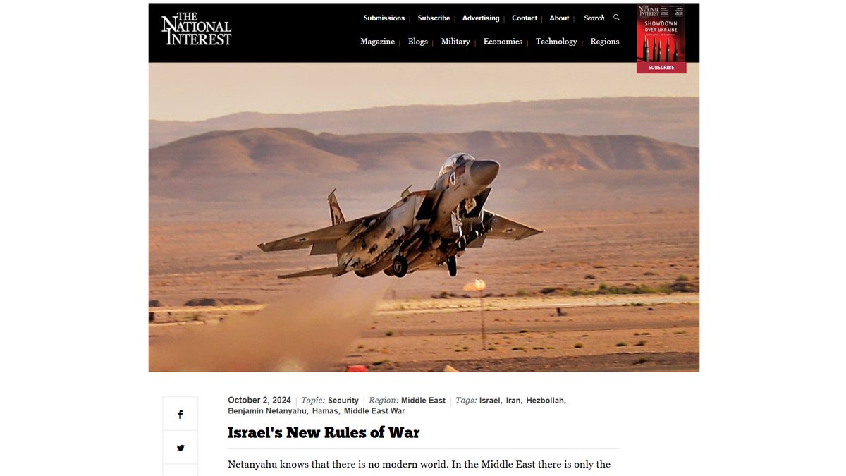 tzaf's tweet photo. How nice!
Problem: Combined Joint Team Israel can't handle the consequences of its actions
Solution: Deploy a master of the English language to deftly boil a fine selection of events into an infirmly ahistorical #IrishStew
🕳️
USAF, $GD &amp; Cie salesman Kaplan Robert, do you concur? https://t.co/JvVVnscmdq
