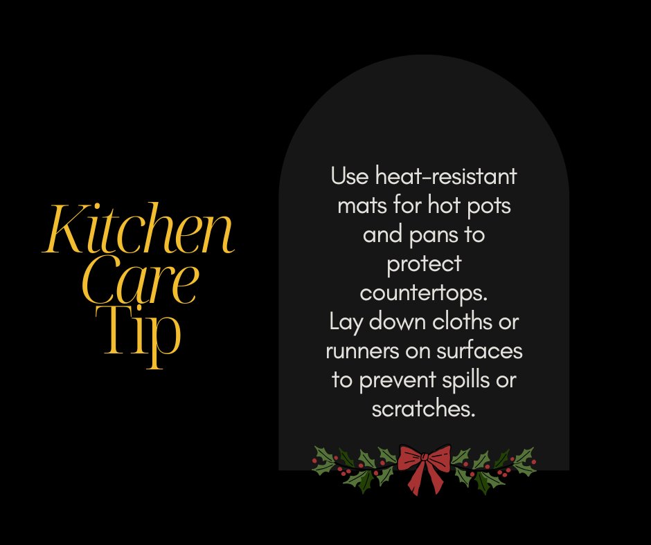 Caring for your new kitchen during Christmas festivities involves a mix of preparation, maintenance, and cleanup to keep it looking and functioning its best. Here’s a quick tip:

#PremiereCustomMillwork #CustomClosets #CustomFireplace #CustomCabinetry #CustomKitchens