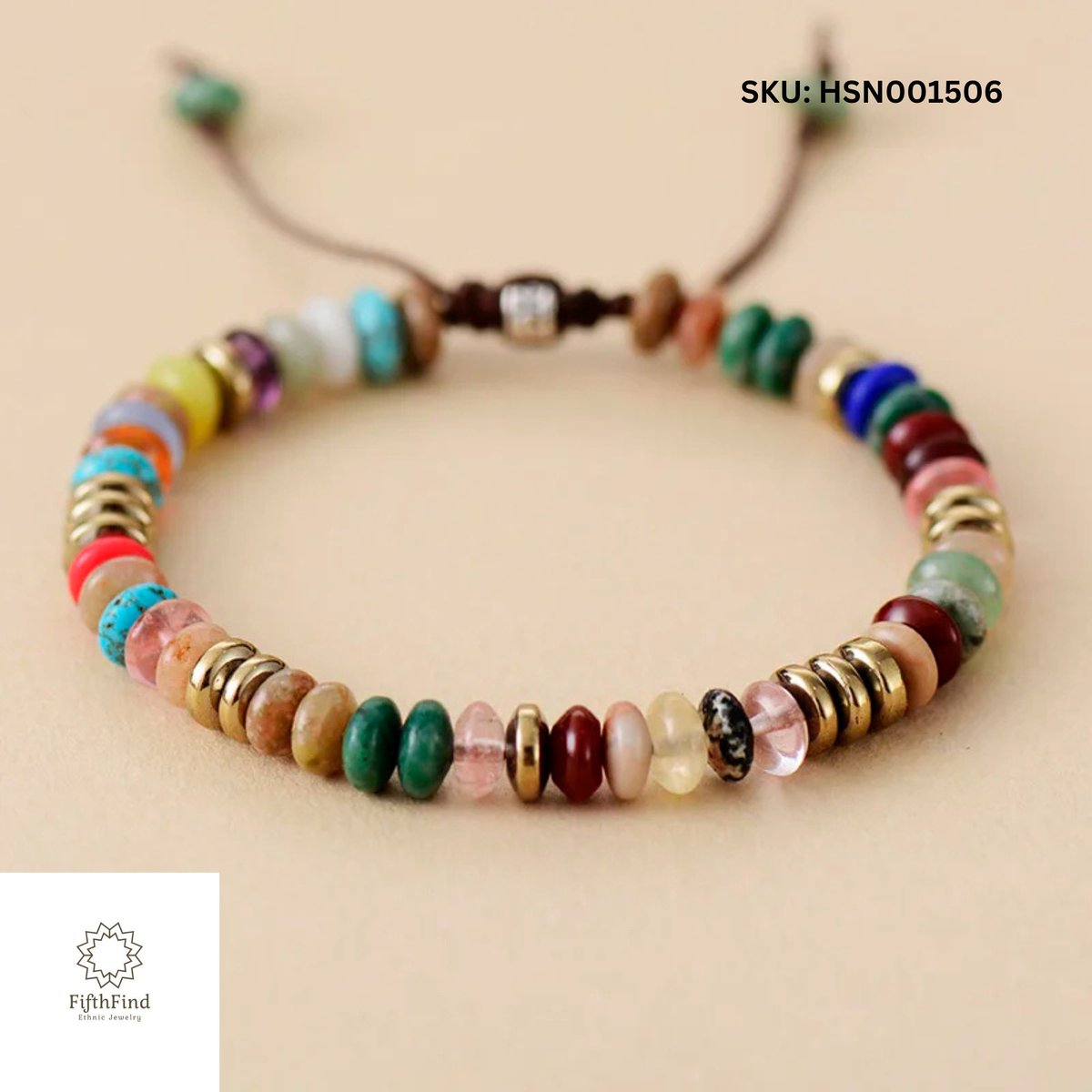 FifthFind08's tweet photo. Colorful Gemstone Beaded Bracelet 🌈💫

Brighten your look with this colorful gemstone beaded bracelet, accented with gold spacers. Adjustable for the perfect fit #GemstoneBracelet #BohoStyle #GoldAccents #AdjustableBracelet #BohoChic #NaturalStones https://t.co/f1e4Gb7mGs https://t.co/H55gWyezz0