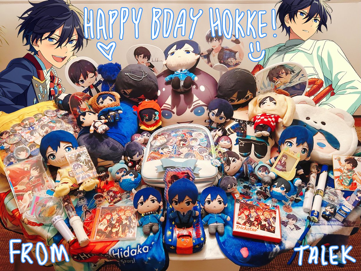 Happy birthday to my wife i love you so much forever and ever hokke. Like i said ill take a bday pic after finals bc i literally cannot rn. But heres a pic of my collection from 2019 vs 2023