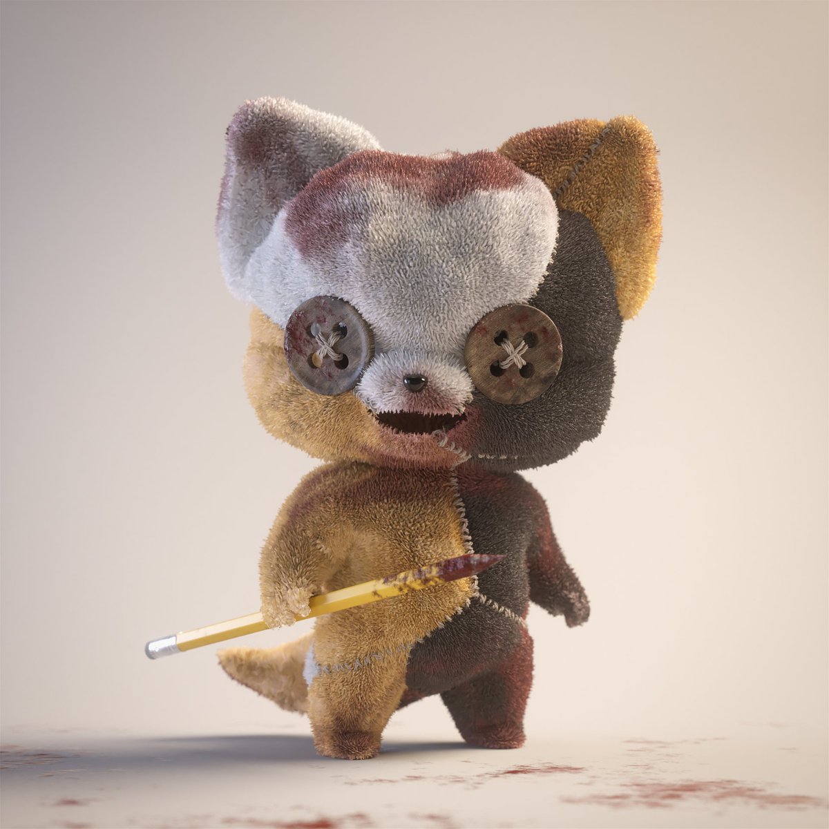 JohannesMatsson's tweet image. Testing out a new procedural mesh and texture system on the @RSTLSSxyz MareBear model🙂 We&apos;ll see where this goes!

#procedural #characterdesign