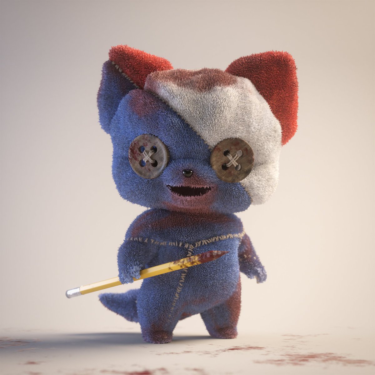 JohannesMatsson's tweet image. Testing out a new procedural mesh and texture system on the @RSTLSSxyz MareBear model🙂 We&apos;ll see where this goes!

#procedural #characterdesign