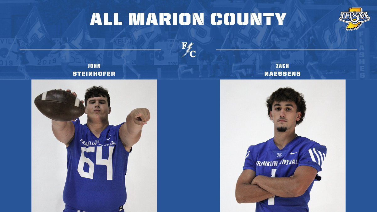 Congratulations to our Flashes football players who were named All Marion County this year! #WeAreFlashes⚡️