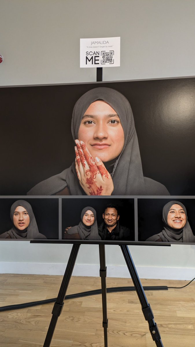 RafiqueIRL's tweet photo. Epic The Irish Emigration Museum launched eight stories from across Ireland today.

Jamalida Rafique is one of the storytellers whose story is at the museum for a week. The storytelling exhibition is organised by @IOMIreland. https://t.co/Awe8ZnDmFI
