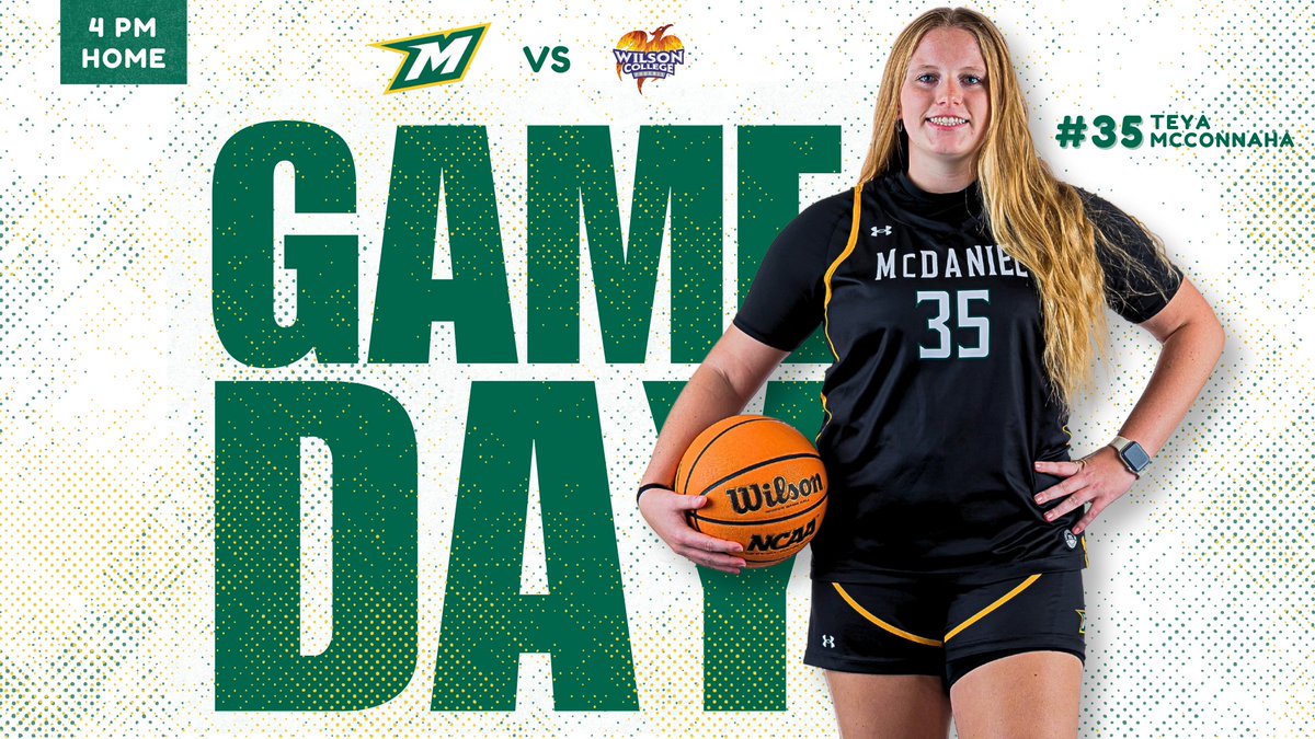 McDaniel College Athletics (@mcdanielsports) on Twitter photo .<a href="/McDaniel_WBB/">McDaniel Women’s Basketball</a> hosts a Monday matinee against Wilson in the final home game of 2024. The match-up marks the first-ever between the two teams.
🆚 Wilson
📍 Gill Center
🕓 4 PM
📺 bit.ly/3ZHqOZE
📊 bit.ly/3htTAuF
#GetOnTheHill #d3hoops .<a href="/McDaniel_WBB/">McDaniel Women’s Basketball</a> hosts a Monday matinee against Wilson in the final home game of 2024. The match-up marks the first-ever between the two teams.
🆚 Wilson
📍 Gill Center
🕓 4 PM
📺 bit.ly/3ZHqOZE
📊 bit.ly/3htTAuF
#GetOnTheHill #d3hoops